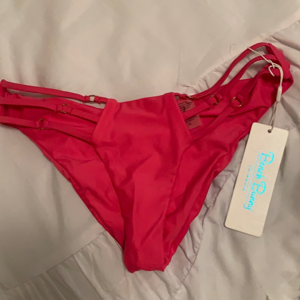 Beach Bunny Hot pink swim bottom